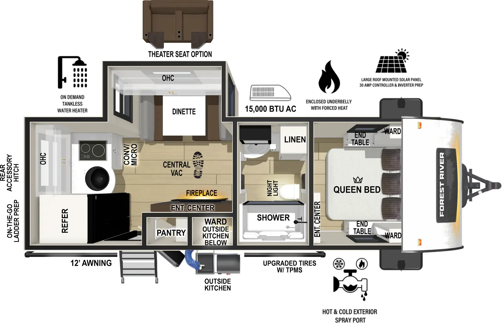 R Pod West Coast RP-202 Floorplan